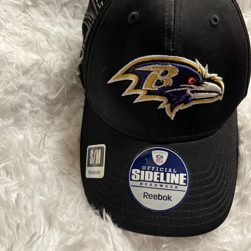 Vintage Reebok NFL Baltimore Ravens Sideline Flex Hat